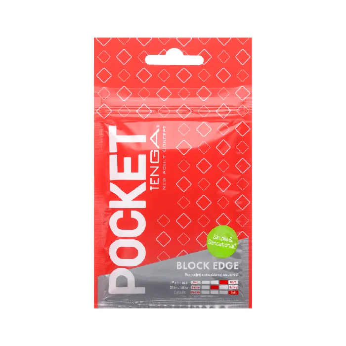 Pocket Tenga Block Edge Tenga Vibrators