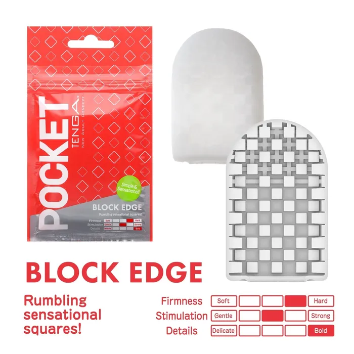 Pocket Tenga Block Edge Tenga Vibrators