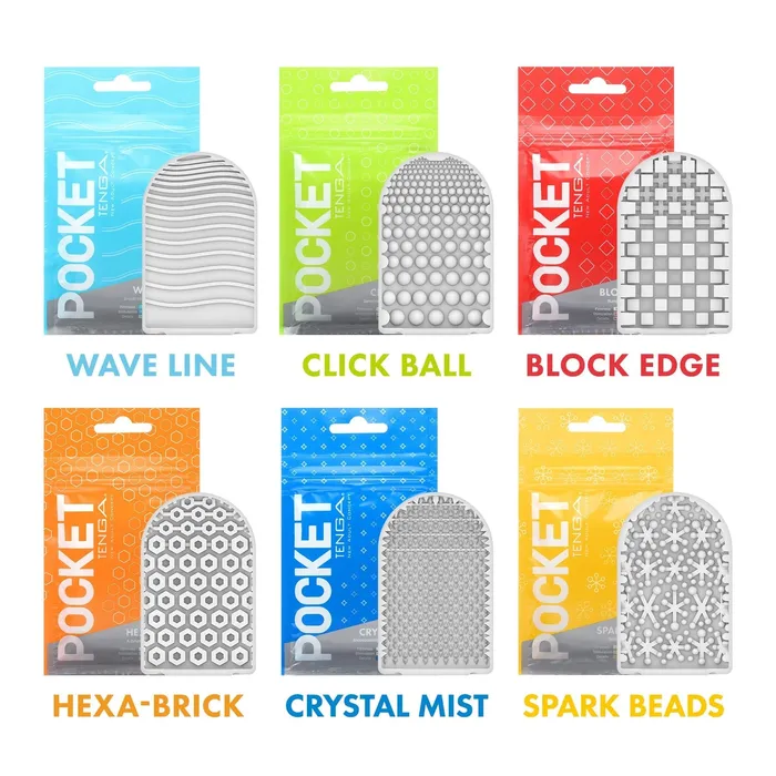Pocket Tenga Block Edge Tenga Vibrators