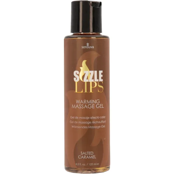 Sensuva Sizzle Lips Edible Warming Massage Gel Sensuva Enhancers