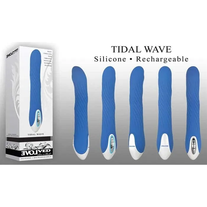 Vibrators Evolved Evolved Tidal Wave Silicone Vibrator