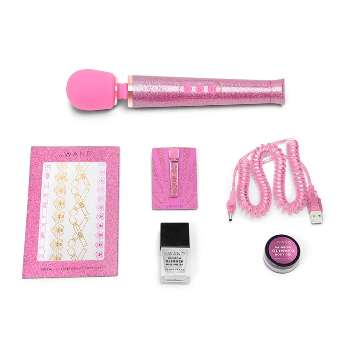 Vibrators Le Wand All that Glimmers Pink Vibrating Wand