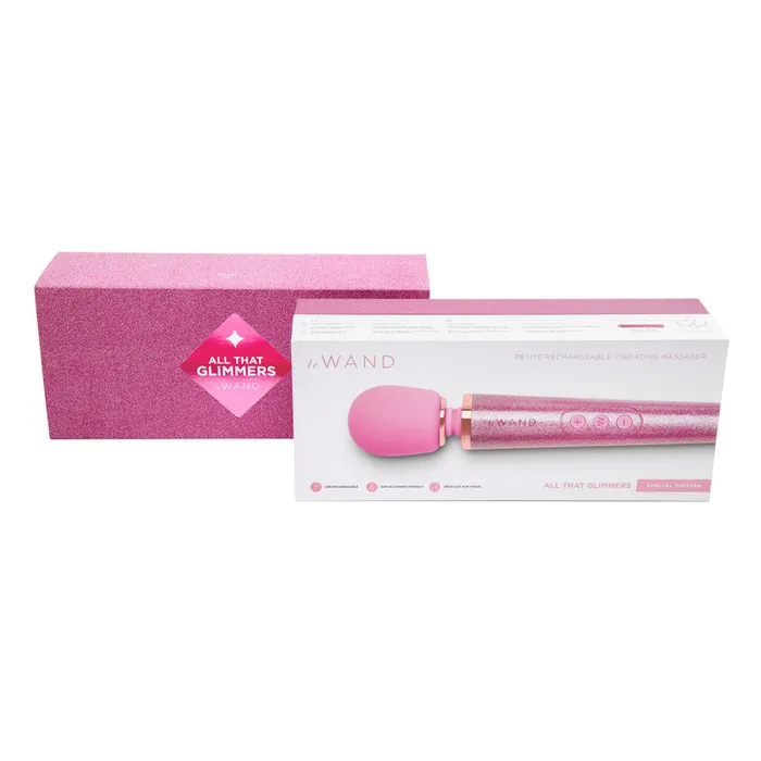 Vibrators Le Wand All that Glimmers Pink Vibrating Wand