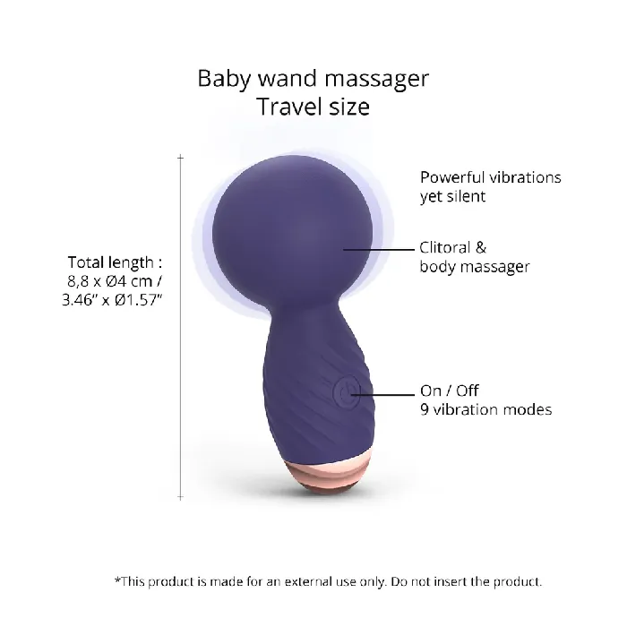 Vibrators Love To Love Love to Love Itsy Bitsy Mini Wand Vibrator