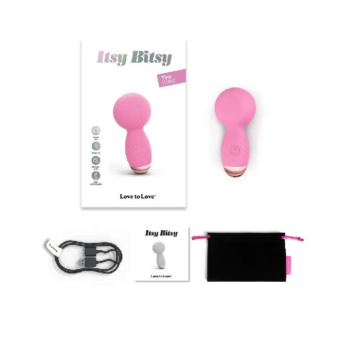 Vibrators Love To Love Love to Love Itsy Bitsy Mini Wand Vibrator