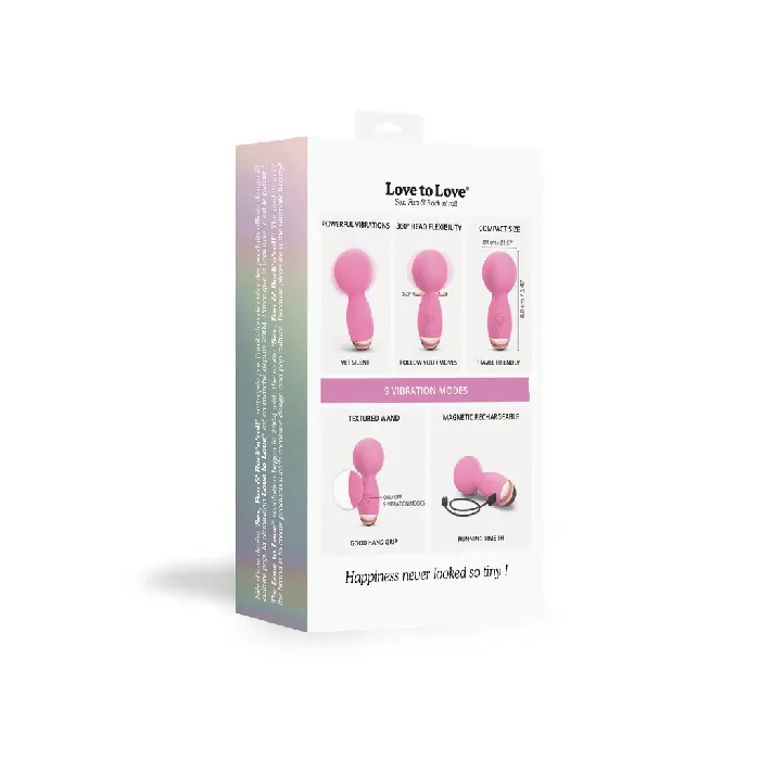 Vibrators Love To Love Love to Love Itsy Bitsy Mini Wand Vibrator