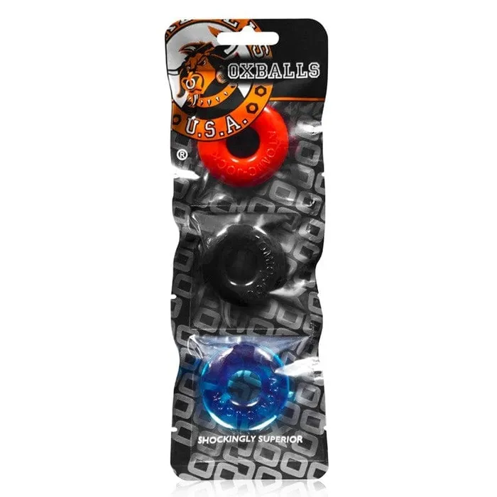 Vibrators Oxballs Oxballs DoNut Ringer Multi 3 Pack