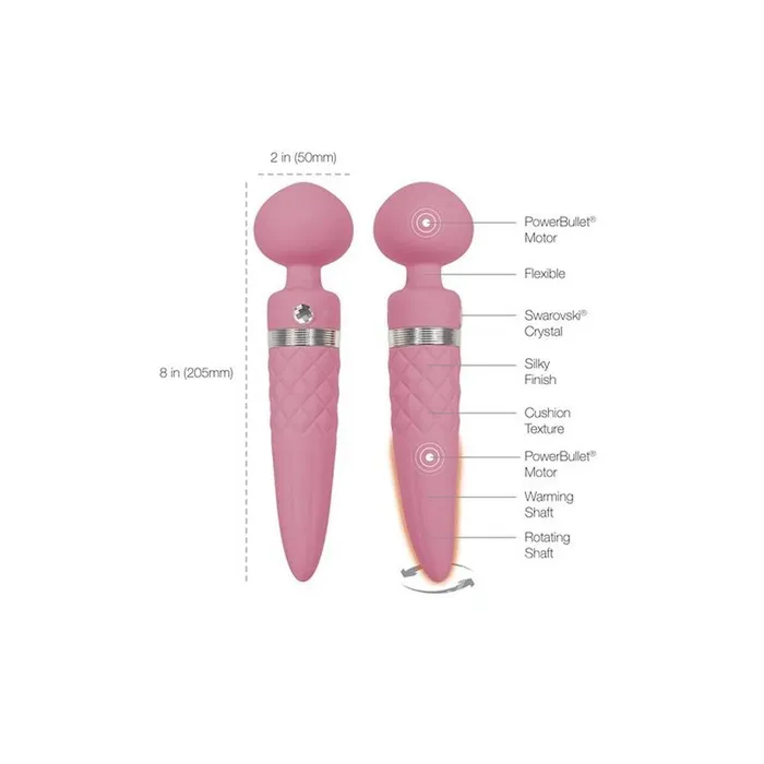 Vibrators Pillow Talk Sultry Warming Wand Massager BMS