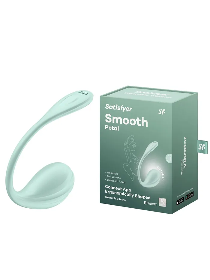 Vibrators SATISFYER Satisfyer Smooth Petal App Controlled GSpot Egg Vibrator