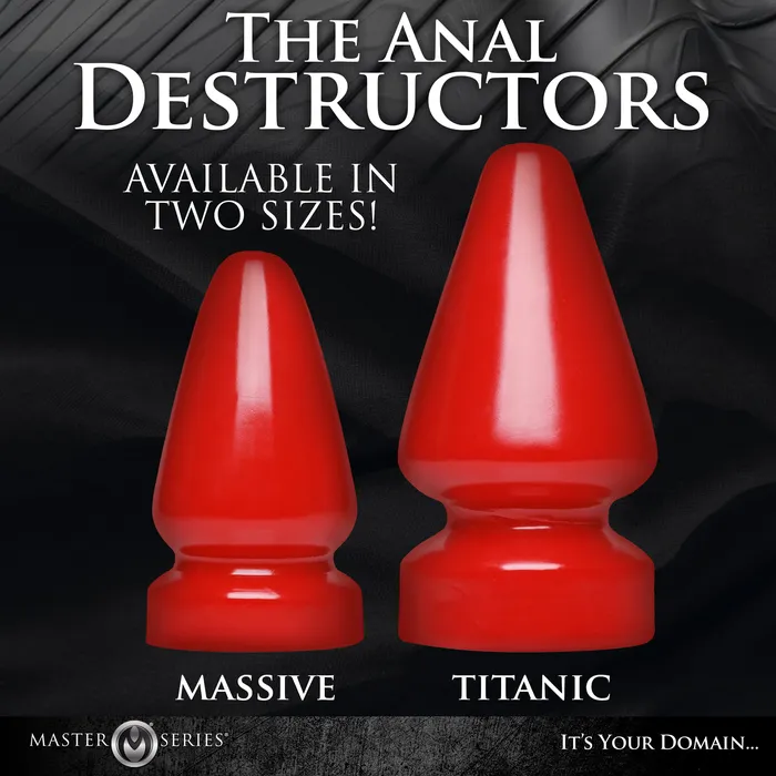 Anal Destroyer Butt Plug Master Series Anal