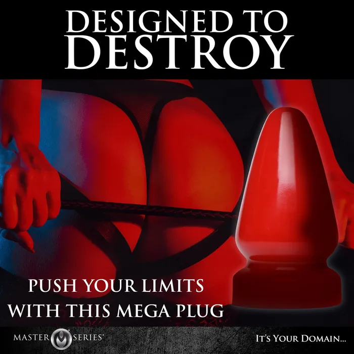 Anal Destroyer Butt Plug Master Series Anal