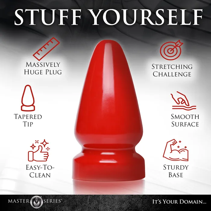 Anal Destroyer Butt Plug Master Series Anal