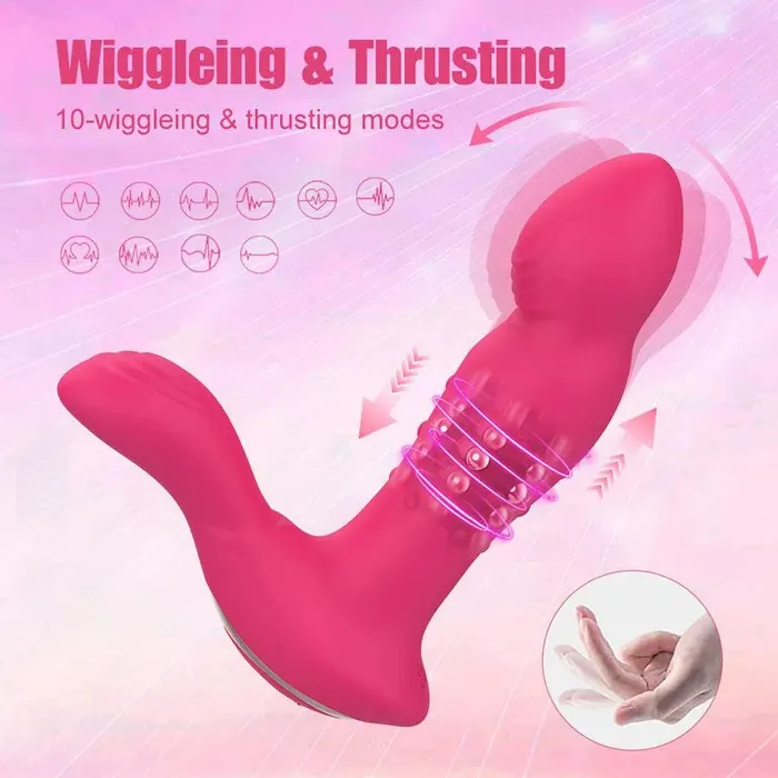 Anal Xinghaoya 3In1 Remote Control Wiggling Fingering Prostate Massager