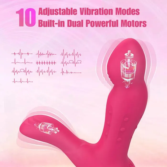 Anal Xinghaoya 3In1 Remote Control Wiggling Fingering Prostate Massager