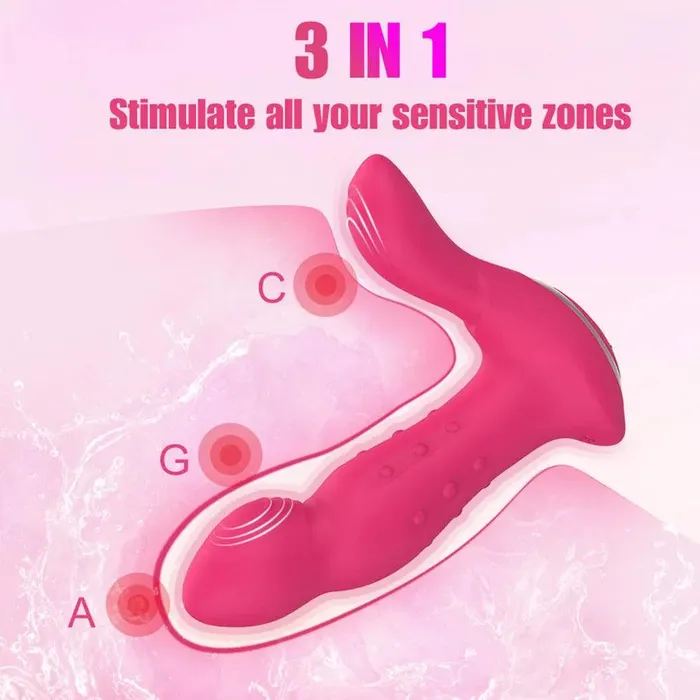Anal Xinghaoya 3In1 Remote Control Wiggling Fingering Prostate Massager