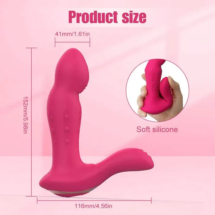 Anal Xinghaoya 3In1 Remote Control Wiggling Fingering Prostate Massager