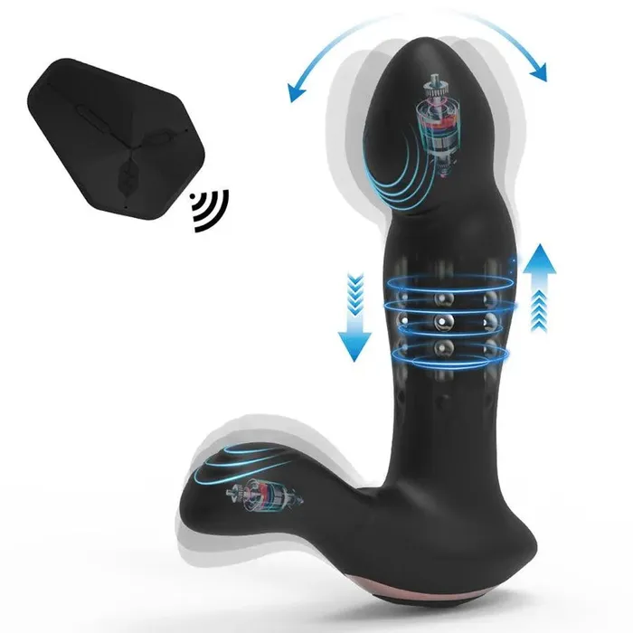 Anal Xinghaoya 3In1 Remote Control Wiggling Fingering Prostate Massager