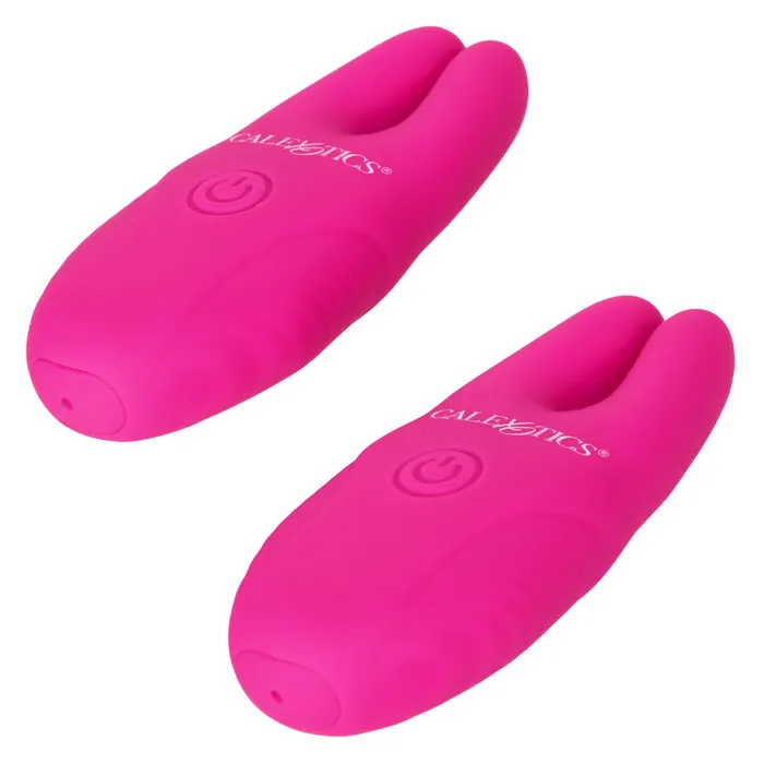 California Exotics Female Sex Toys Silicone Remote Control Vibrating Nipple Clamps
