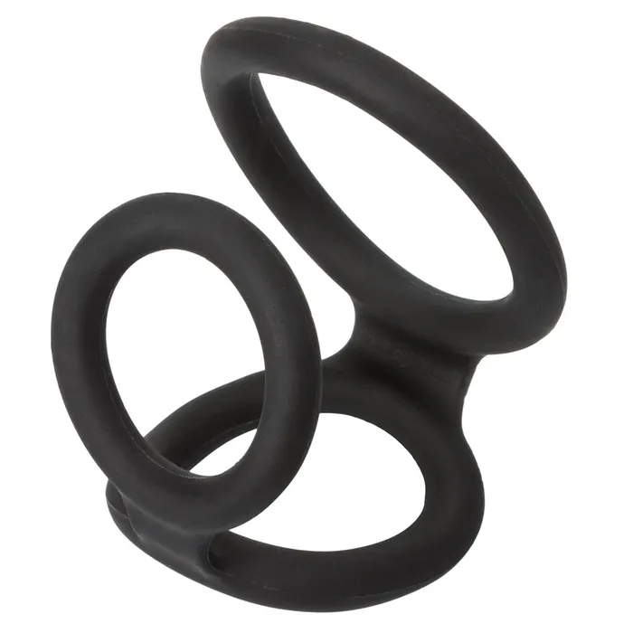 California Exotics Maximiser Enhancer Silicone Triple Cock Ball Ring Male Sex Toys