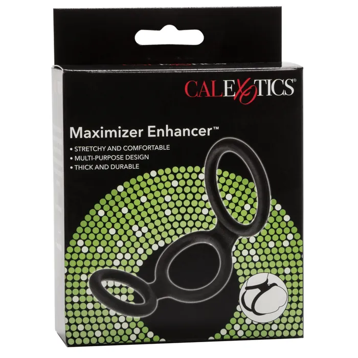 California Exotics Maximiser Enhancer Silicone Triple Cock Ball Ring Male Sex Toys