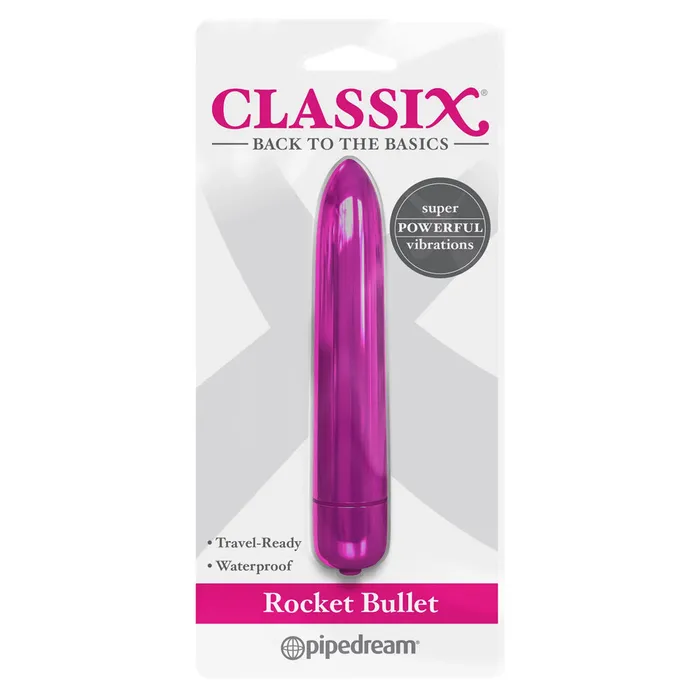 Classix Rocket Waterproof Bullet Vibrator Pipedream Female Sex Toys