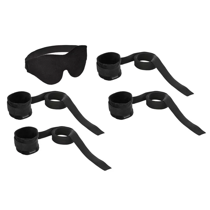Couples Sportsheets Sportsheets Beginners Bondage Fantasy Blindfold Restraint Kit