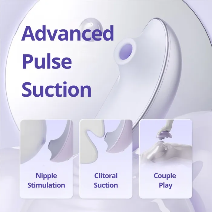 Couples SVAKOM Pulse Galaxie Clit Suction Vibrator with Projector AppControlled SVAKOM