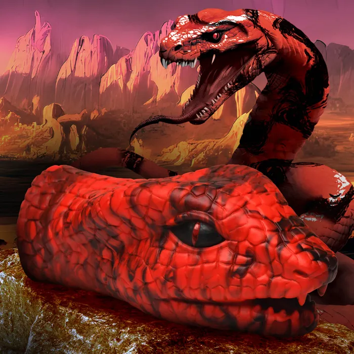 Creature Cocks Male Sex Toys Serpentine Stroker Silicone Masturbator