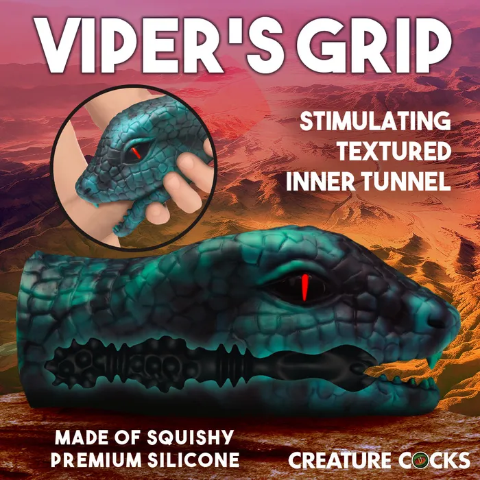 Creature Cocks Male Sex Toys Serpentine Stroker Silicone Masturbator