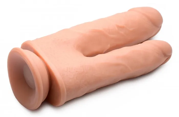 Curve Toys Vibrating and Rotating Remote Control Silicone Double Dildo Female Sex Toys
