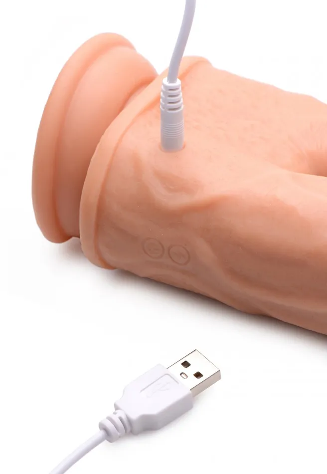 Curve Toys Vibrating and Rotating Remote Control Silicone Double Dildo Female Sex Toys