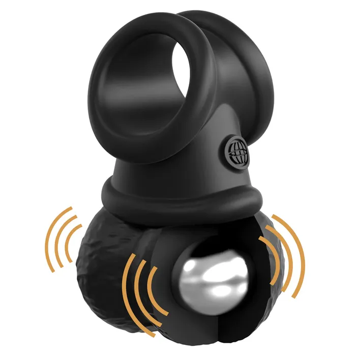Dildos Pipedream King Cock Elite The Crown Jewels Vibrating Swinging Balls