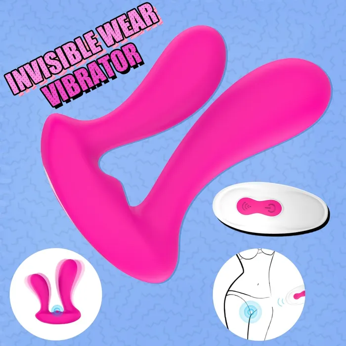 Female Sex Toys 3 in1 Invisible Wear Panties Vibrator Lusty Age