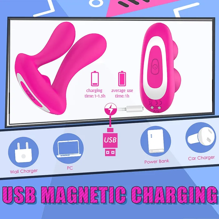 Female Sex Toys 3 in1 Invisible Wear Panties Vibrator Lusty Age