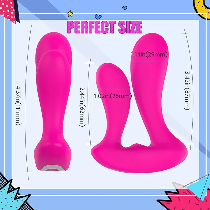 Female Sex Toys 3 in1 Invisible Wear Panties Vibrator Lusty Age