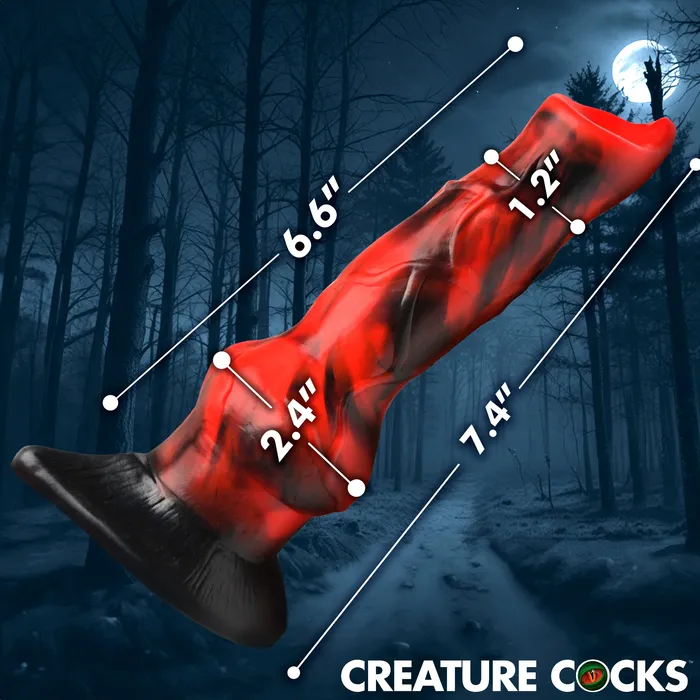 Female Sex Toys Creature Cocks Vibra Beast Vibrating Silicone Dildo