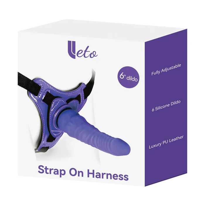 Female Sex Toys Leto Leto StrapOn Harness ScrewOn 6 Dildo Set