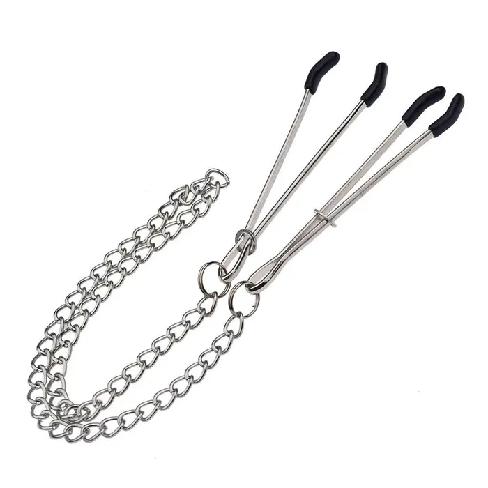 Female Sex Toys Leto Leto Tweezer Nipple Clamps With Chain