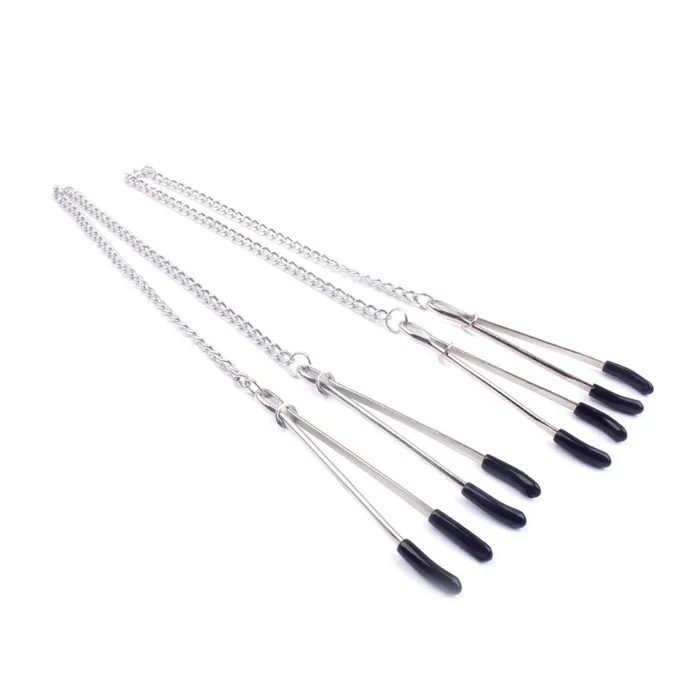 Female Sex Toys Leto Leto Tweezer Nipple Clamps With Chain
