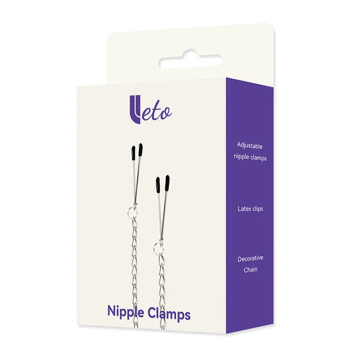 Female Sex Toys Leto Leto Tweezer Nipple Clamps With Chain