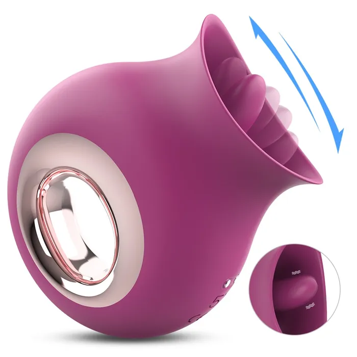 Female Sex Toys Lusty Age Clitoral And Nipples Licking Tongue Vibrator