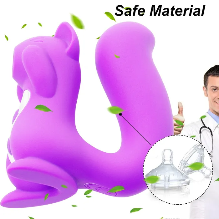 Female Sex Toys Lusty Age Squirrel Sucking Women Dildo Vibrator