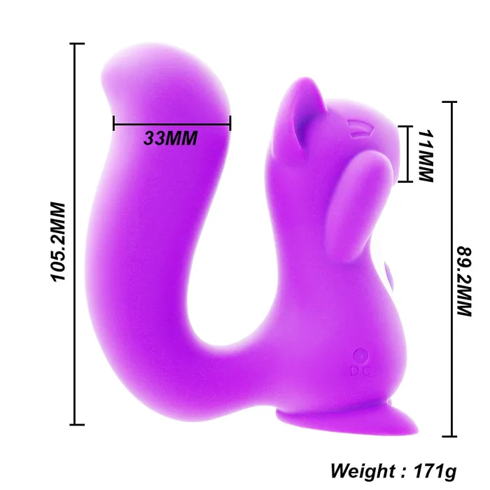 Female Sex Toys Lusty Age Squirrel Sucking Women Dildo Vibrator