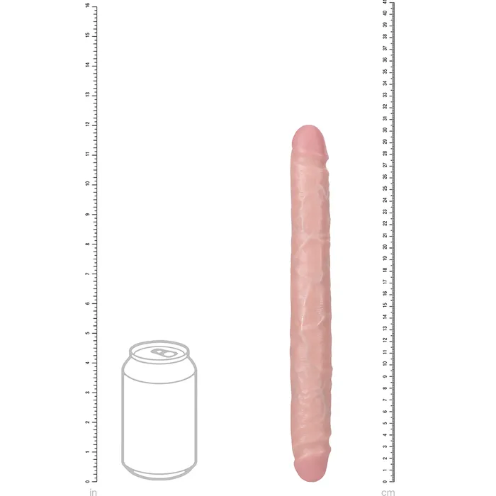 Female Sex Toys RealRock 12 Straight Slim DoubleEnded Dildo Shots Media