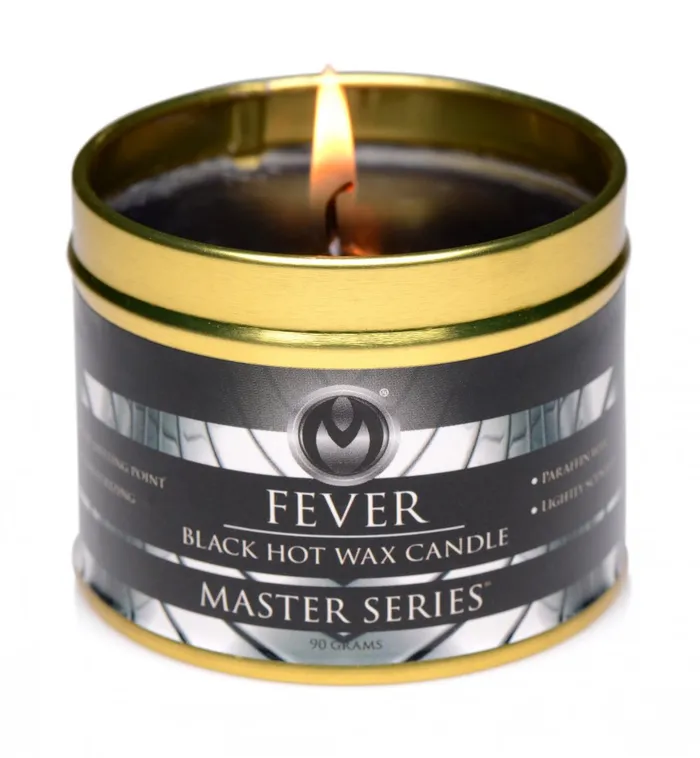 Fever Hot Wax Candle Black Master Series Anal