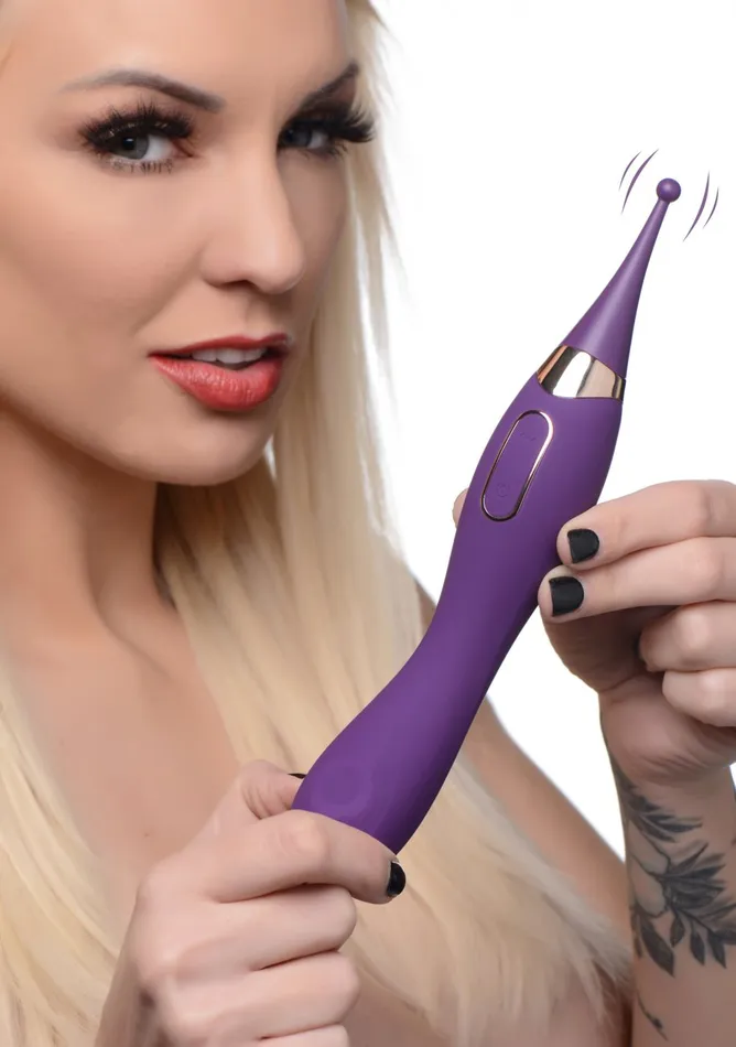 Inmi Pulsing Gspot Pinpoint Silicone Vibrator with Attachments Female Sex Toys