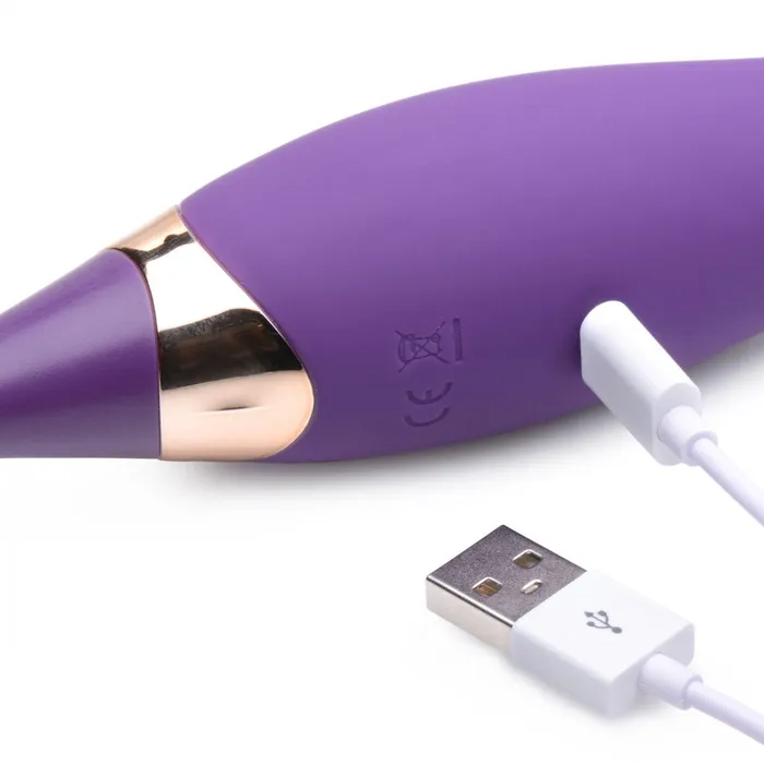 Inmi Pulsing Gspot Pinpoint Silicone Vibrator with Attachments Female Sex Toys