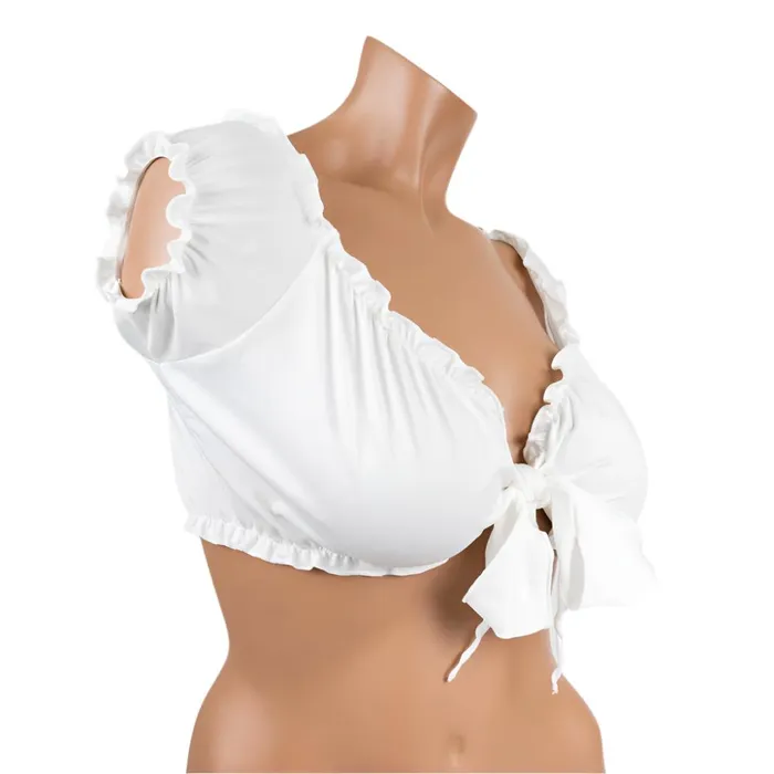 JL Intimates Vibrators Lovely Lies Ruffled TieUp Top Curvy