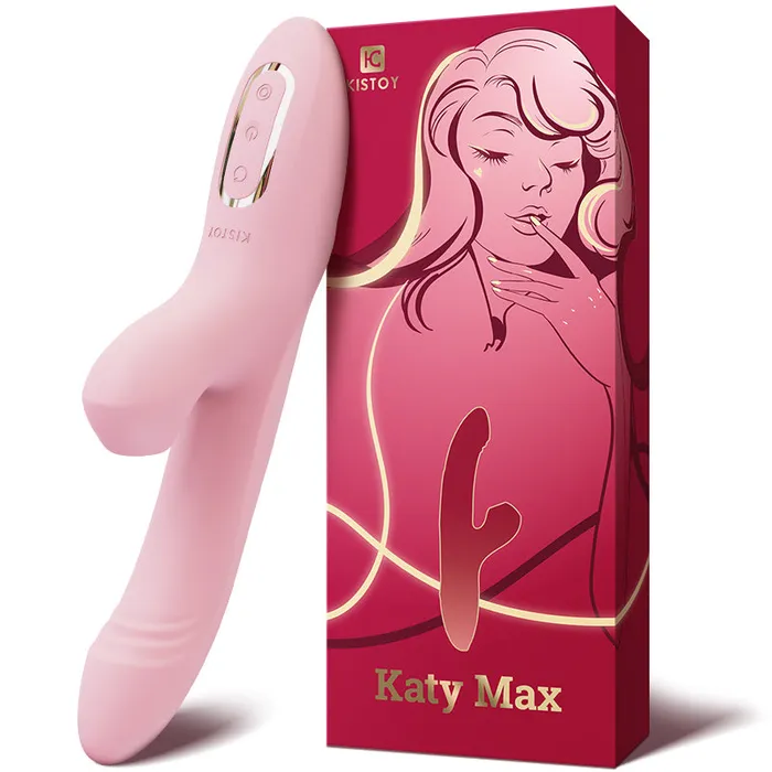 KISTOY Katy Max Rotation Suction Rabbit Vibrating Dildo KISSTOY Female Sex Toys