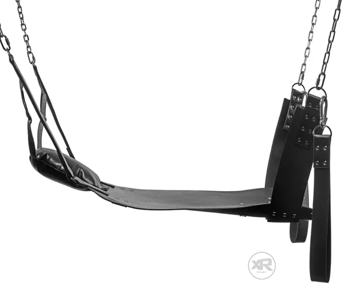 Leather Swing with Pillows and Stirrups STRICT Restraints